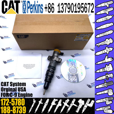 Machinery engine parts C-9 injector 188-8739 1888739 172-5780 for caterpillar D6R 627G 637G 973C