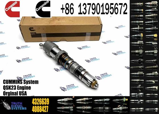 Original Genuine Engineering machinery dump truck Fuel Injector 4326639 4954801 4921360 4088430 for K78 QSK78 Engine