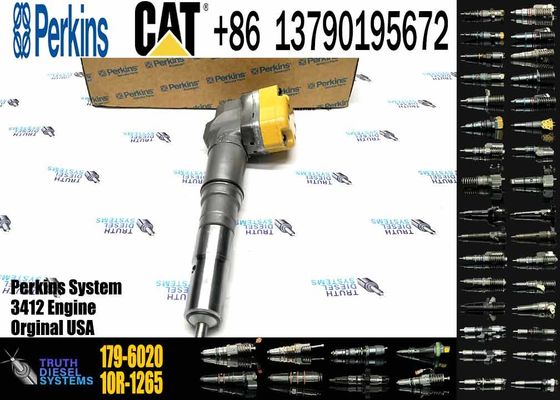 Fuel Injector 179-6020 3412E Diesel Engine Parts Injectors 1796020 for CAT 631G 637G 769D 771D D9R