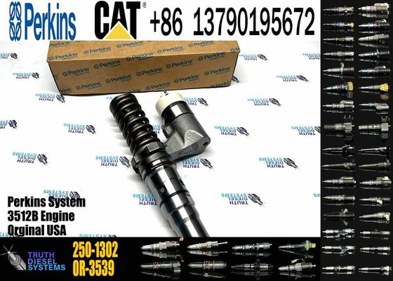 Common Rail Fuel Injector 249-0746 10R-2826 10R-2827 CAT 3512B Injector for Caterpillar Machinery Diesel Engine Parts