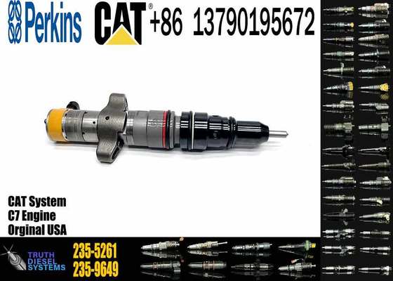 235-9649 Fuel Injector 235-9649 Excavator Parts Injector 553-2592 328-2577 387-9437 20r-9433 235-5261 For Cat C9 Engine