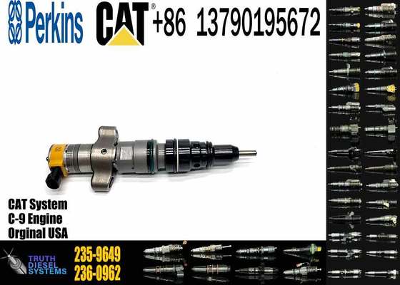 235-9649 Fuel Injector 235-9649 Excavator Parts Injector 553-2592 328-2577 387-9437 20r-9433 235-5261 For Cat C9 Engine