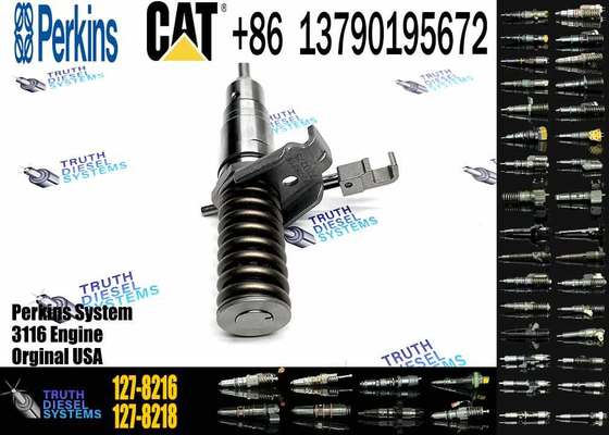 Genuine 8mm Plunger Mechanical Diesel Injector 127-8216 Fuel Injector for CAT 3114 3116 Engines Construction Machinery Parts