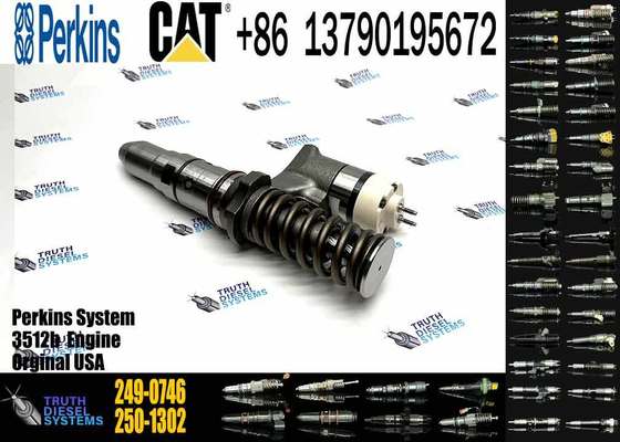Diesel Fuel Injector 249-0746 20R-0850 for Cat 3524B Engine Construction Machinery Parts 162-8813 386-1767 for Excavator