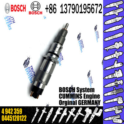High Quality New Diesel Common Rail Fuel Injector 0445120122 4942359 For ISLE Engine