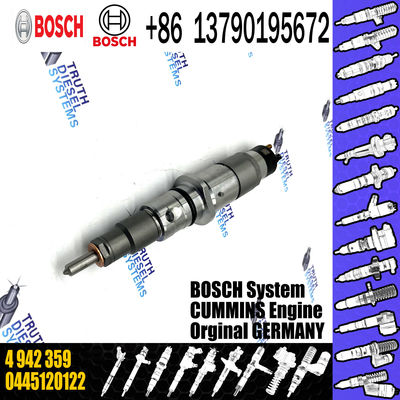 High Quality New Diesel Common Rail Fuel Injector 0445120122 4942359 For ISLE Engine