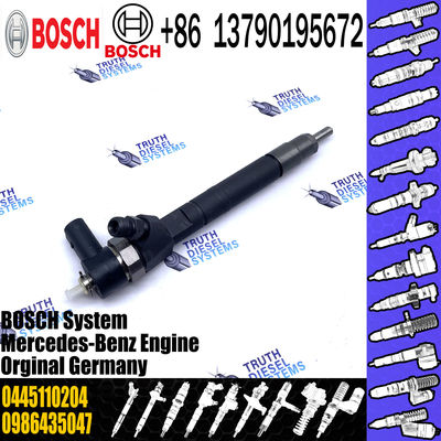 High Quality China New 0445110204 truck diesel fuel injector 0 445 110 204 for OE 6120700587 6120700087 Diesel Engine