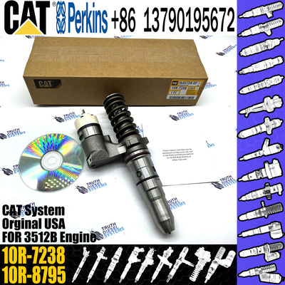 Pressure Engine Common Rail Fuel Injector 246-1854 2461854 10R-7238 For CAT 3508C 3512C