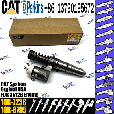 Pressure Engine Common Rail Fuel Injector 246-1854 2461854 10R-7238 For CAT 3508C 3512C