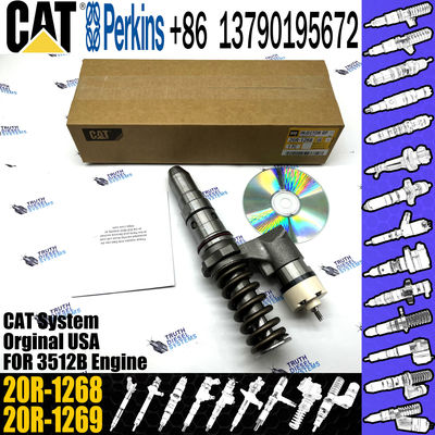 Fuel common rail injector 2392-0204 23920204 20R-1268For Engine 3508 3512 3516 3508B 3516B