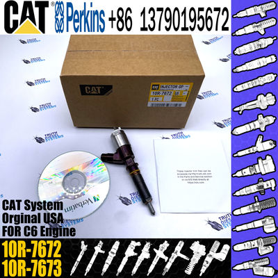 Cat injectors c6.6 injector 320-0690 10r-7672 10R-7673 fule injector for caterpillar excavator 320d