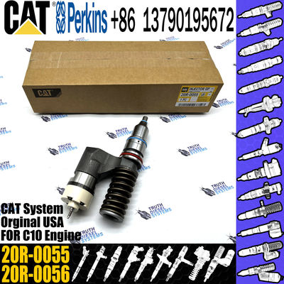 Diesel fuel common rail injector 20R-0055 20R0055 3175278 317-5278 for CAT Excavator C10 20R-0055