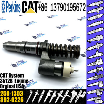 Diesel Fuel Common Rail Injector 250-1303 2501303 For 3512B 3508B 3516B Engine New Technology