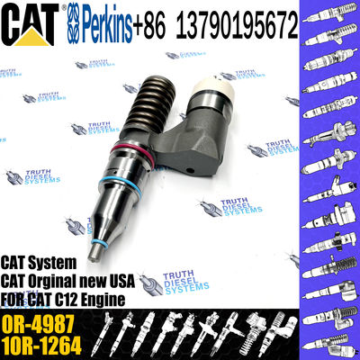 Common rail diesel fuel injector 0R-4987 10R-1264 10R-0967 212-3462 10R-0961 212-3469 For Caterpillar C10 C12 Engine