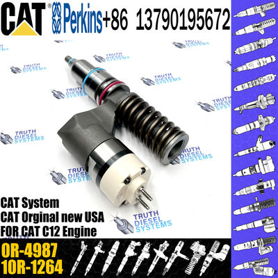 Common rail diesel fuel injector 0R-4987 10R-1264 10R-0967 212-3462 10R-0961 212-3469 For Caterpillar C10 C12 Engine