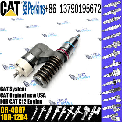 Common rail diesel fuel injector 0R-4987 10R-1264 10R-0967 212-3462 10R-0961 212-3469 For Caterpillar C10 C12 Engine