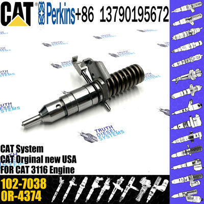 3116 common rail injectors 102-7038 0R-4374 7E-6193 105-1694 0R-8682 9Y-4982 for Caterpillar excavator