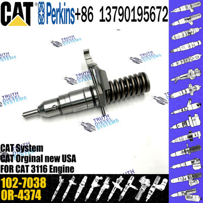 3116 common rail injectors 102-7038 0R-4374 7E-6193 105-1694 0R-8682 9Y-4982 for Caterpillar excavator