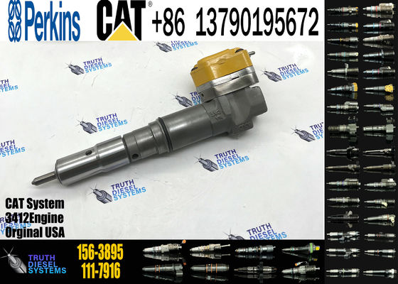 1563895 1697408 Engine Parts Fuel Injector 156-3895 169-7408 171-9704 For CAT Caterpillar 3412 1719704 engine