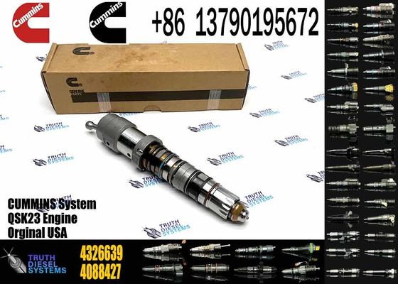 Original Genuine Engineering machinery dump truck Fuel Injector 4326639 4954801 4921360 4088430 for K78 QSK78 Engine