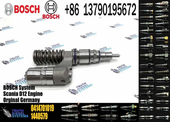 Genuine Unit Fuel Injector 0414701082 0414701019 0414701027 1440579 For Scania P340 10.6 D
