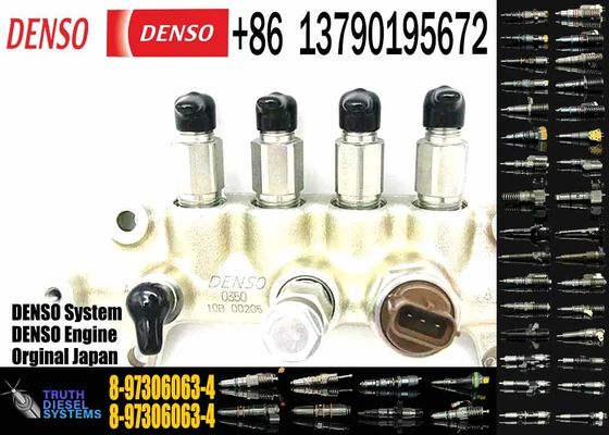 Excavator Parts 8-97306063-4 4HK1 Genuine Fuel Common Rail For Engine Parts