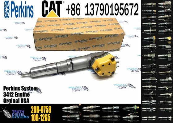 Excavator Engine parts Fule Injetor 20R-4148 20R-0758 232-1171 10R-1267 232-1183 10R-1266 for 3412E 3408 Fuel Injector