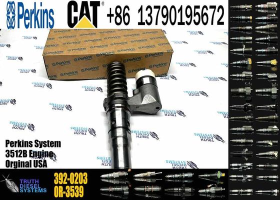 Excavator Parts 3512B Engine Injector 246-1854 392-0203 250-1311 392-0204 250-1302 392-0224fuel Injector For Excavator