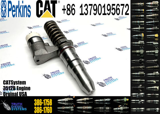 High quality Engine Parts 386-1758 Fuel Injector For Cat 994G 854G 3508B 3512B Engine Injector 392-0206 20R1270