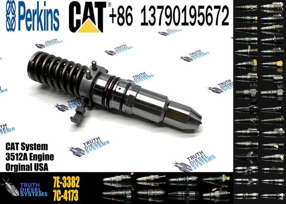 Diesel Engine Injector 7C-41750R-0906 7E-3382 7C-4173 9Y-1785 6I-3075 7C-4184 For Caterpillar C3512A Common Rail
