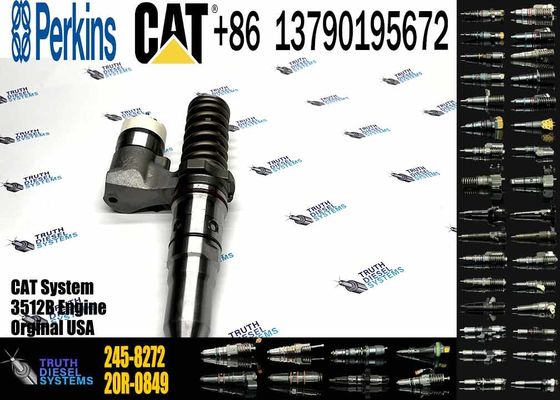 Excavator Parts 3512B Engine Injector 204-2067 229-1631 245-8272 246-1854 250-1311 Fuel Injector For Excavator