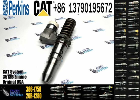 3512B Diesel Engine Parts Fuel Injector 386-1771 10R-3255 386-1754 386-1758 For CAT Caterpillar Construction Machinery