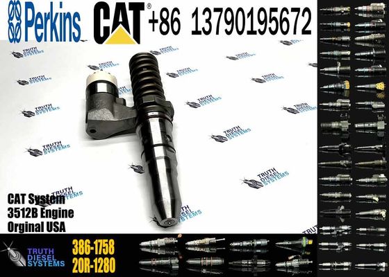 3512B Diesel Engine Parts Fuel Injector 386-1771 10R-3255 386-1754 386-1758 For CAT Caterpillar Construction Machinery