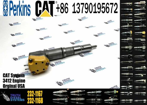 New Diesel Common Rail Fuel Injector 232-1166 232-1167 20R-5392 232-1168 Engine Parts For CAT Caterpillar 3412