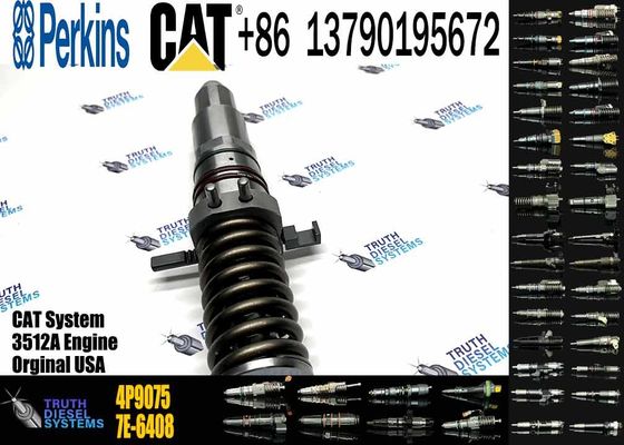 Diesel Engine Injector 4P9075 7E6408 4P9077 9Y3773 7C4148 6L4357 6L4355 6L4360 0R-8338 For Caterpillar C3512A Common Rail