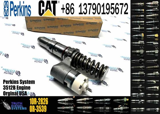 Common Rail Fuel Injector 249-0746 10R-2826 10R-2827 CAT 3512B Injector for Caterpillar Machinery Diesel Engine Parts