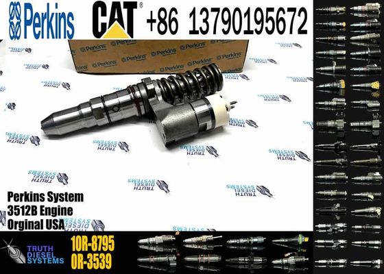 Common Rail Fuel Injector 249-0746 10R-2826 10R-2827 CAT 3512B Injector for Caterpillar Machinery Diesel Engine Parts