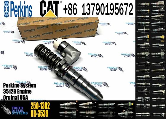 Common Rail Fuel Injector 249-0746 10R-2826 10R-2827 CAT 3512B Injector for Caterpillar Machinery Diesel Engine Parts