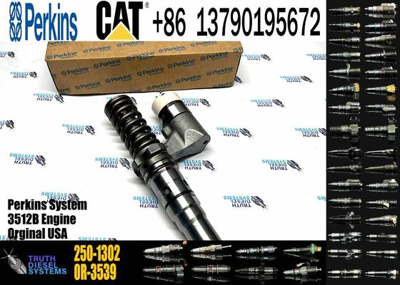 Common Rail Fuel Injector 249-0746 10R-2826 10R-2827 CAT 3512B Injector for Caterpillar Machinery Diesel Engine Parts