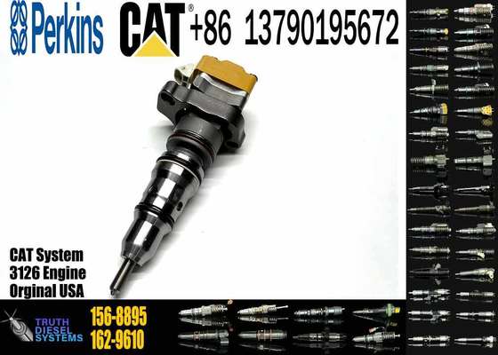 Hot Sell Common Rail Fuel Injector 156-8895 155-8723 20R-5392 169-7408 Diesel Fuel Injector for CAT Caterpillar 3126B Engine