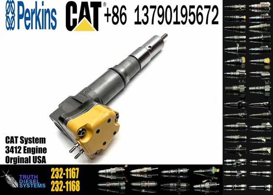 High Quality New Diesel Common Rail Fuel Injector 232-1166 232-1167 20R-5392 232-1168 Engine Parts for 3412