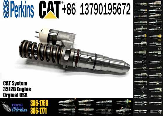 386-1769 3861769 Diesel Fuel Injector for Caterpillar CAT 3508B 3512B 3516B 20R-1278 Common Rail Injection Valves