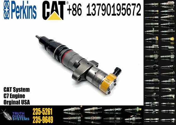 235-9649 Fuel Injector 235-9649 Excavator Parts Injector 553-2592 328-2577 387-9437 20r-9433 235-5261 For Cat C9 Engine