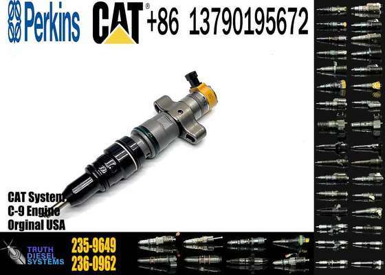 235-9649 Fuel Injector 235-9649 Excavator Parts Injector 553-2592 328-2577 387-9437 20r-9433 235-5261 For Cat C9 Engine