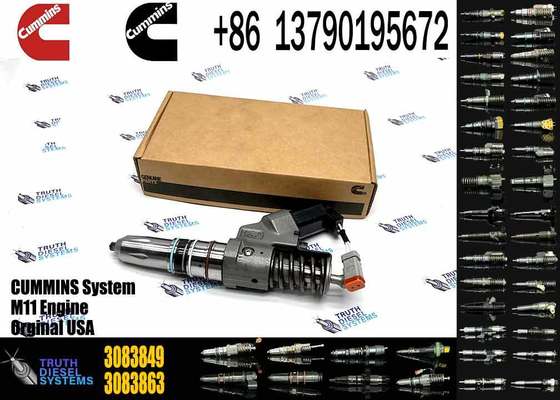 QSM ISM M11 Diesel Engine Parts 3083849 3411756 Fuel Injector for Cummins