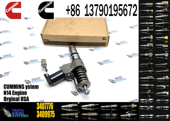 Common Rail Fuel Injector 3407776 3087807 3411385 341176 3409975 for Cummins QSN14 N14 Engine Excavator Parts