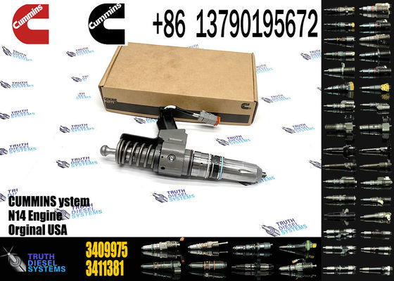 Common Rail Fuel Injector 3407776 3087807 3411385 341176 3409975 for Cummins QSN14 N14 Engine Excavator Parts