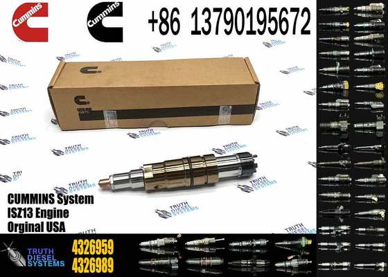 ISZ13 Cummins Engine Parts Fuel Injector 4326959 2872544 4955080 2872289