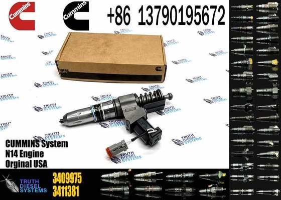 Common Rail Fuel Injector 3407776 3087807 3411385 341176 3409975 for Cummins QSN14 N14 Engine Excavator Parts