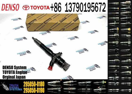 Diesel Inyectores Common Rail Injector 295050-0180 for TOYOTA Hilux 23670-0L090
